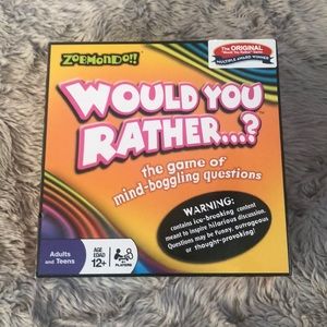 Would You Rather board game quarantine activity